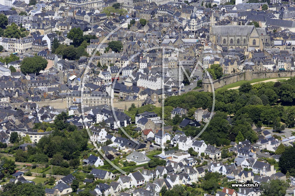 Photo arienne de Vannes