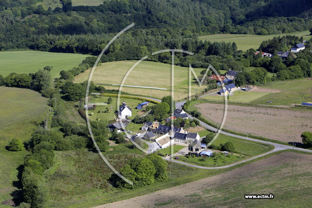 Photo arienne de Langonnet (Villeneuve Lohac)