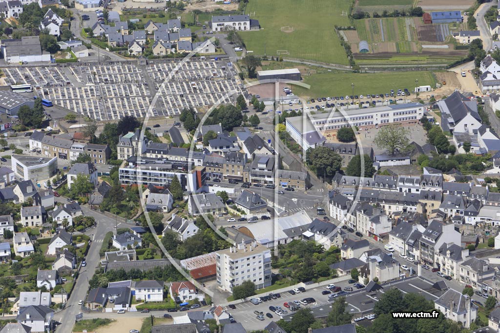Photo arienne de Auray (Kerdrain)