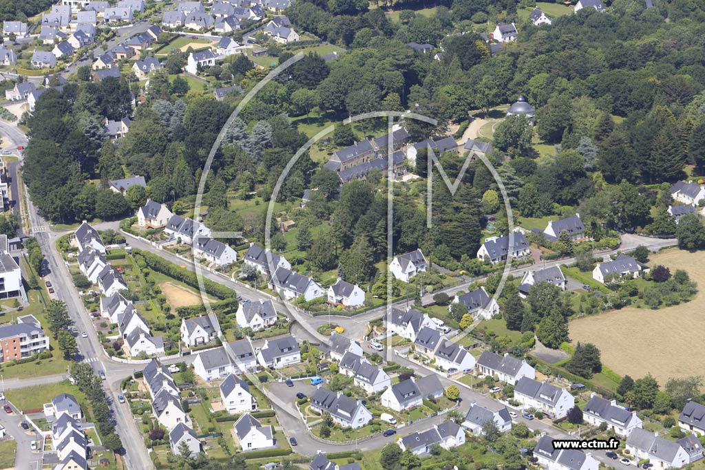 Photo arienne de Auray (Kerlano)
