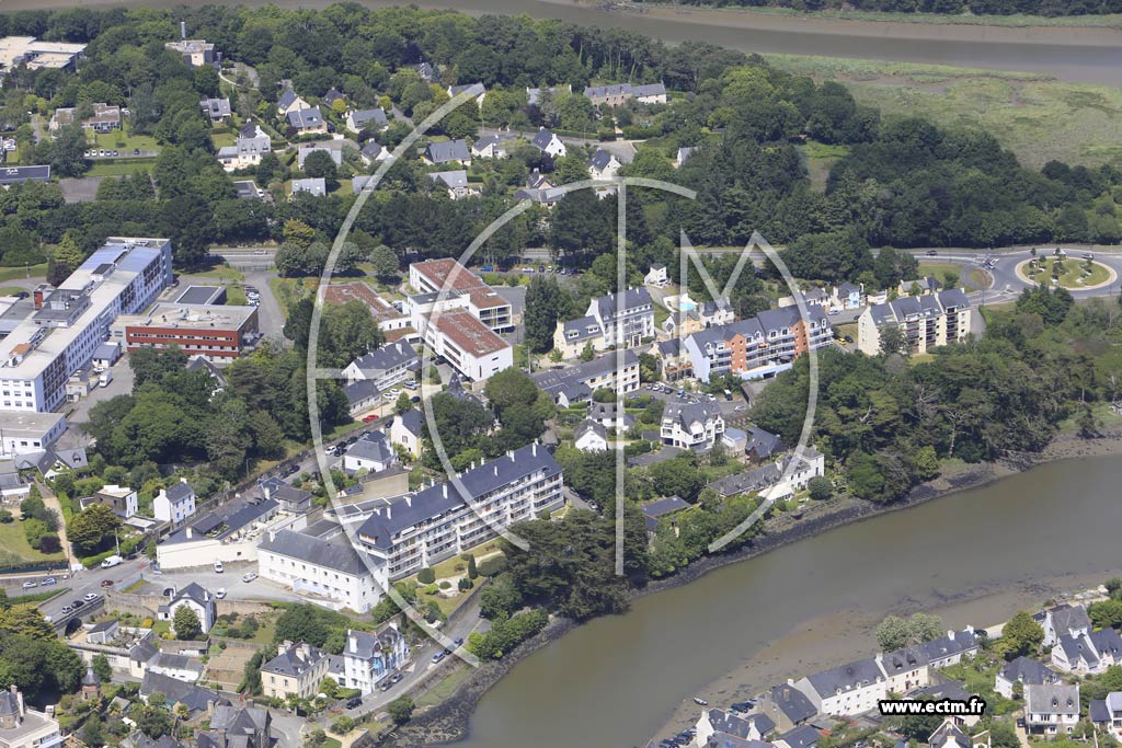 Photo arienne de Auray (le Sablen)