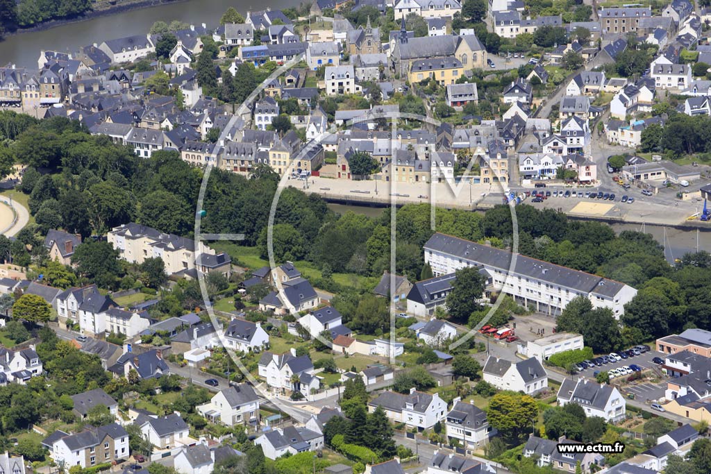 Photo arienne de Auray (Moncan)