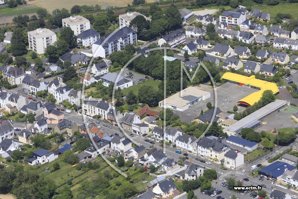 Photo arienne de Auray (Quartier Coud)