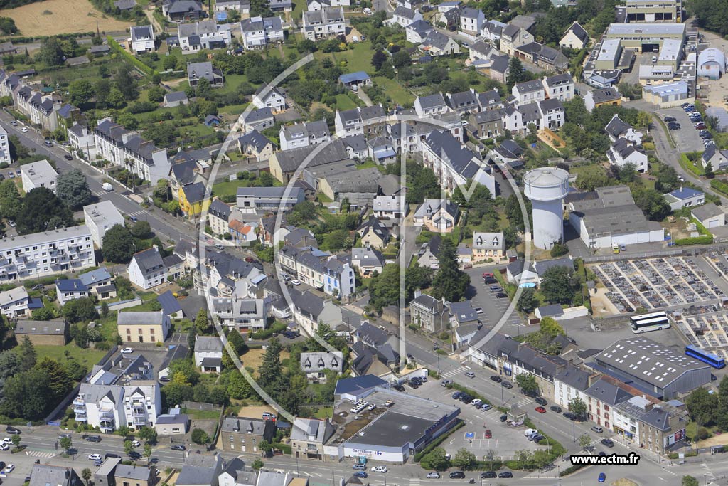Photo arienne de Auray (Ty Guen)