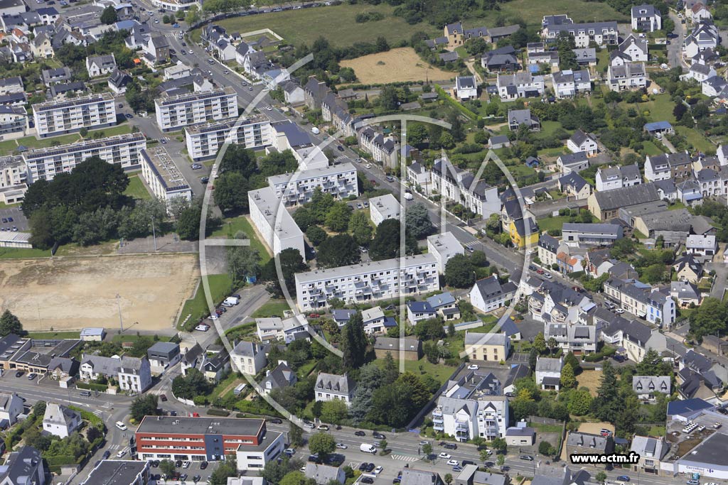 Photo arienne de Auray (Ty Guen)
