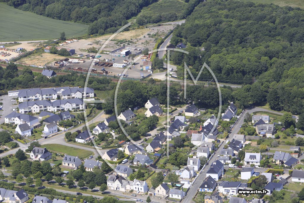 Photo arienne de Brech (Quartier de la Paix)