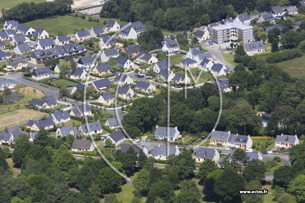 Photo arienne de Sainte-Anne-d'Auray (le Motten)