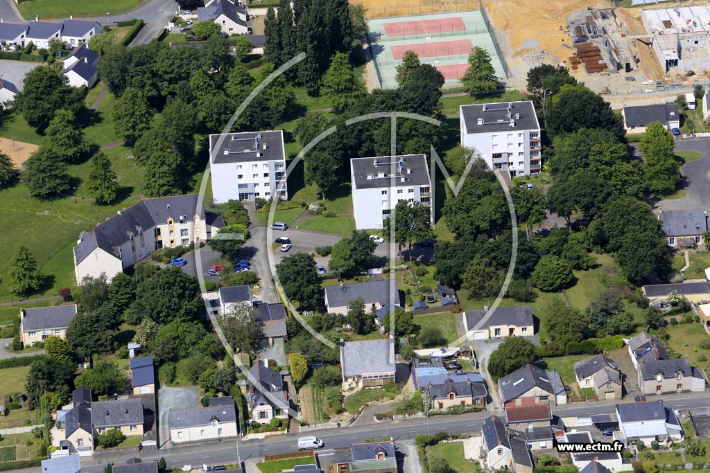 Photo arienne de Blain (le Landreau)