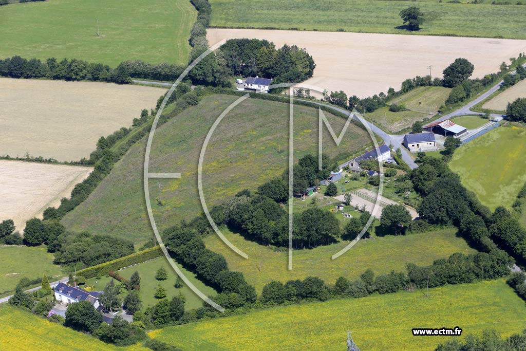 Photo arienne de Blain (le Moulin de la Pche)
