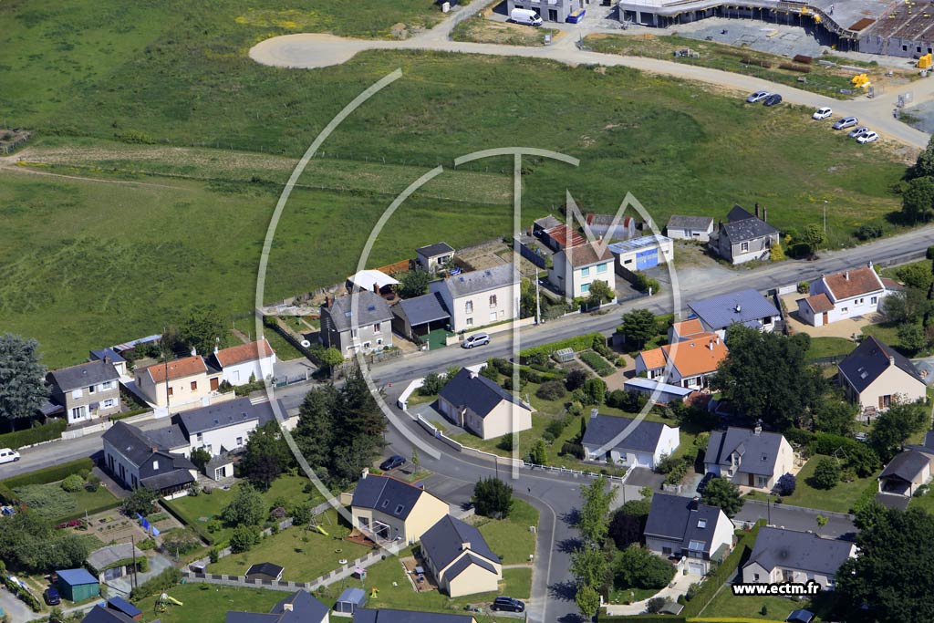 Photo arienne de Blain (Quartier de la Route de Nozay)