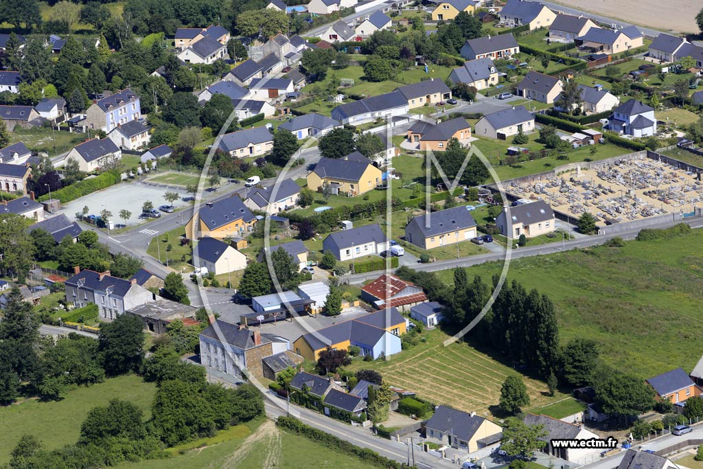 Photo arienne de Blain (Saint-milien de Blain)