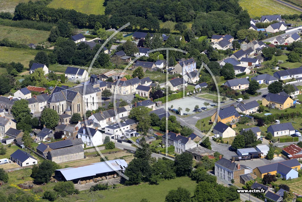Photo arienne de Blain (Saint-milien de Blain)