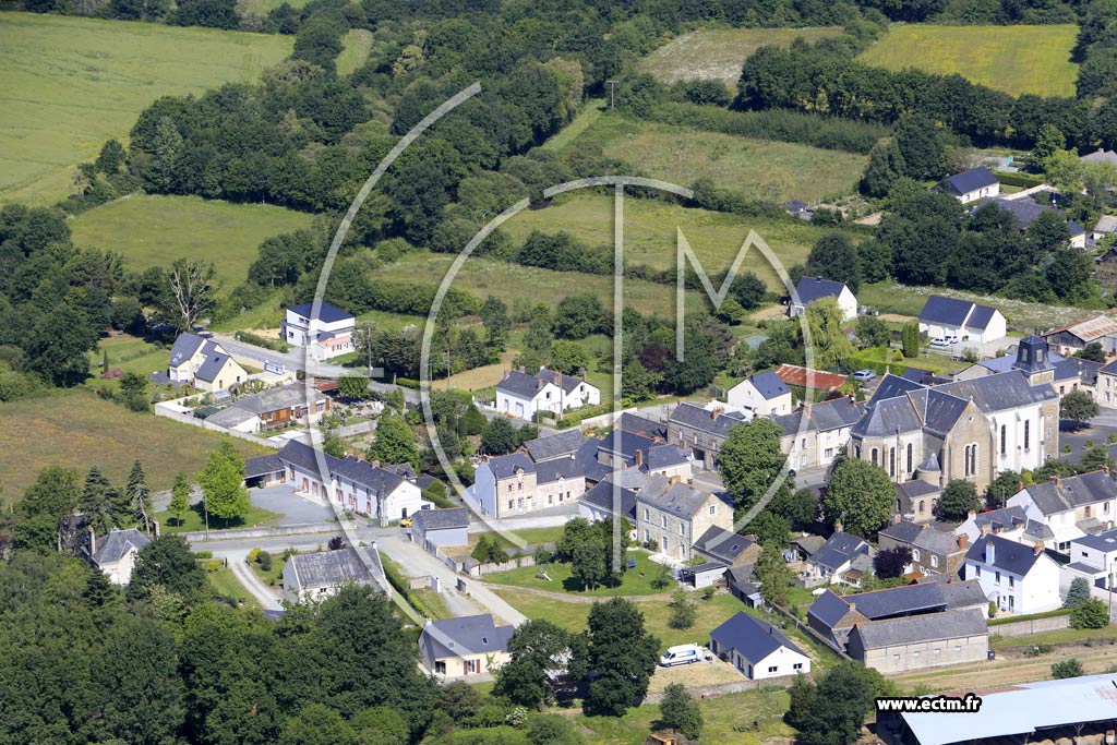 Photo arienne de Blain (Saint-milien de Blain)