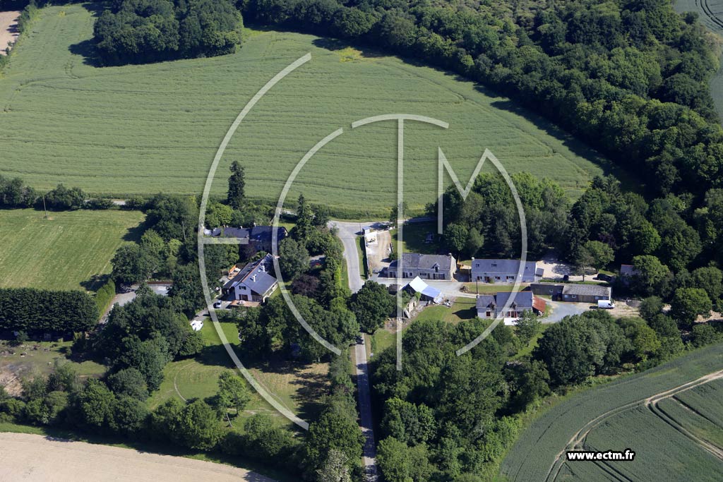 Photo arienne de Notre-Dame-des-Landes (la Goussais)