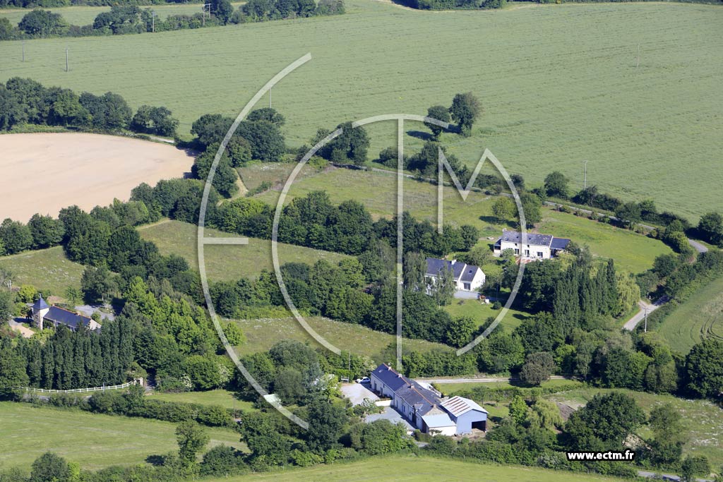 Photo arienne de Notre-Dame-des-Landes (le Plessis - la Piclotais)