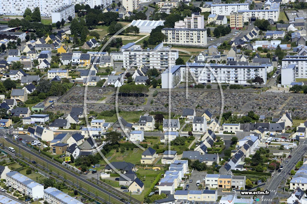 Photo arienne de Brest