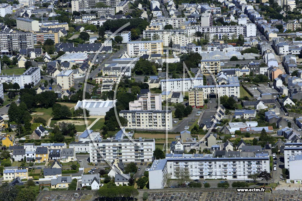 Photo arienne de Brest