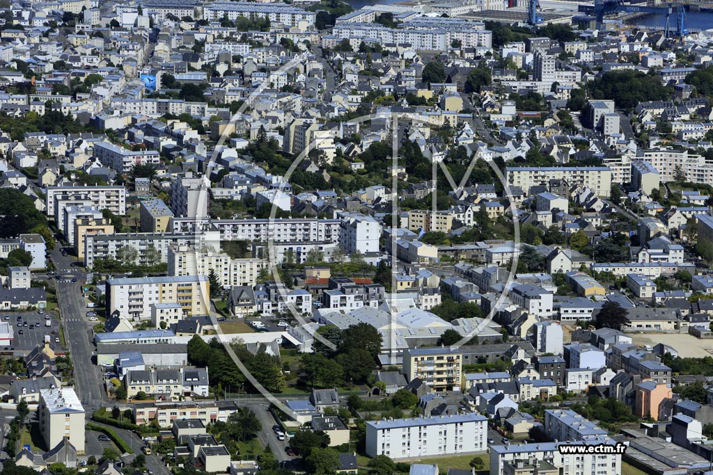 Photo arienne de Brest