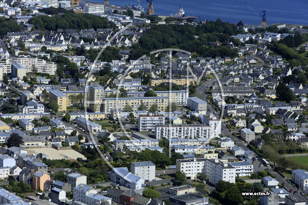 Photo arienne de Brest