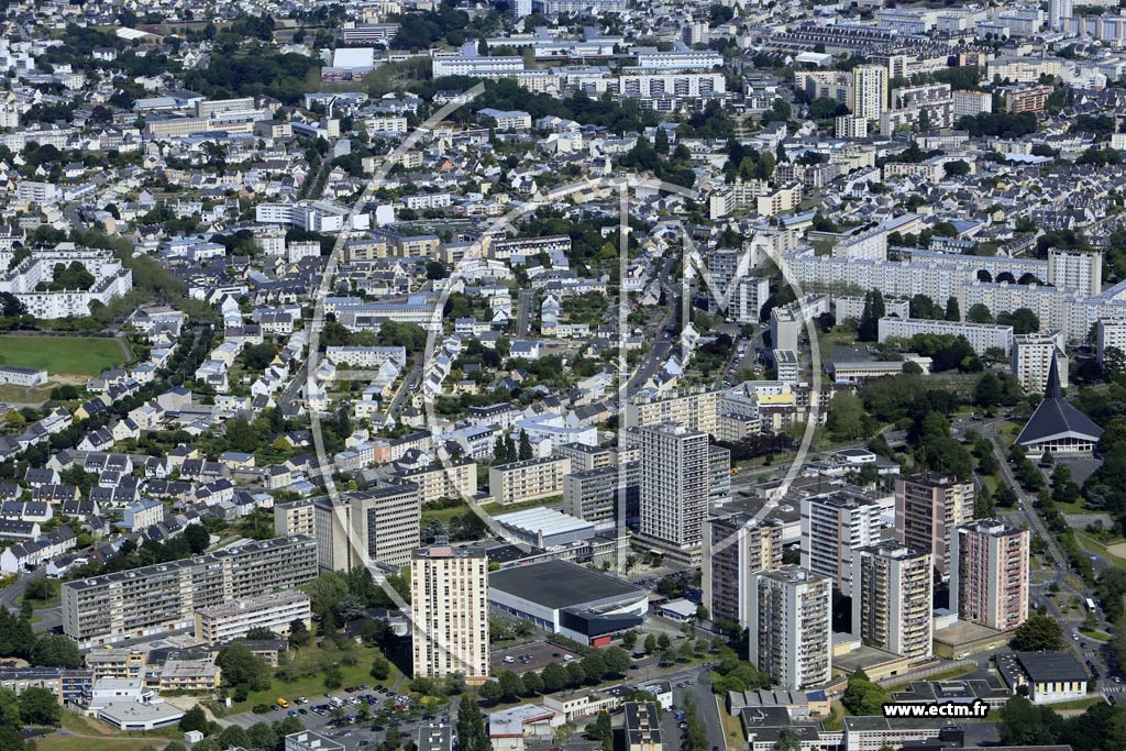 Photo arienne de Brest (Bellevue)