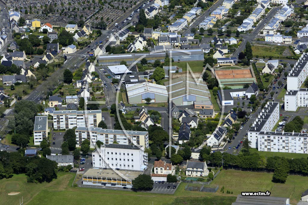 Photo arienne de Brest (Bellevue)