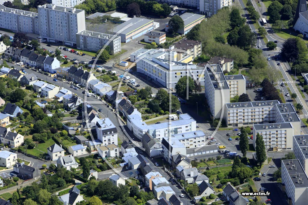 Photo arienne de Brest (Bellevue)