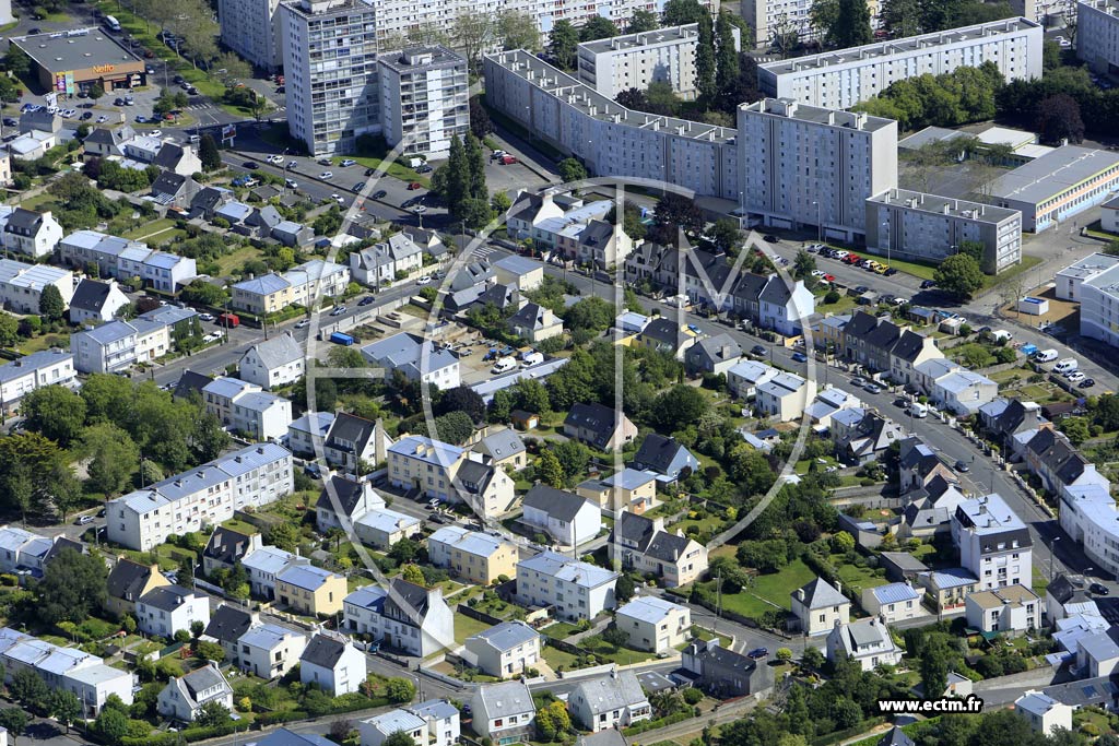 Photo arienne de Brest (Bellevue)