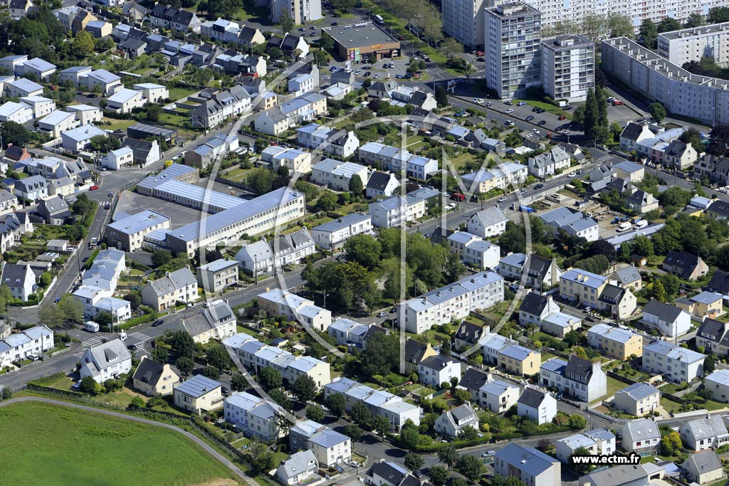 Photo arienne de Brest (Bellevue)