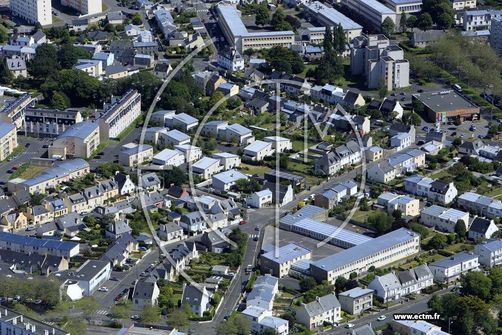 Photo arienne de Brest (Bellevue)