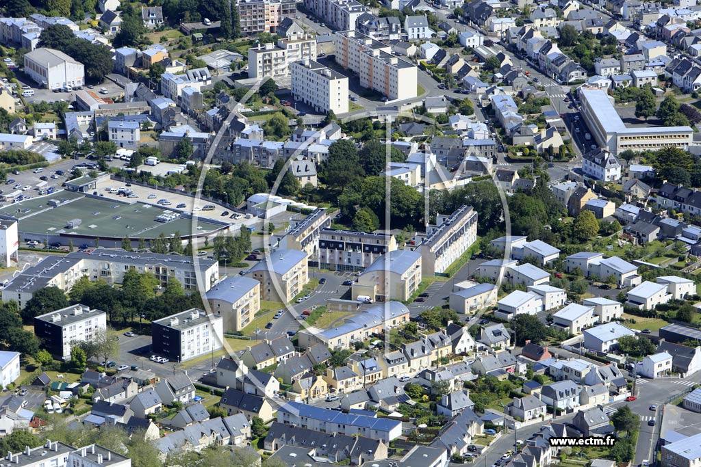 Photo arienne de Brest (Bellevue)