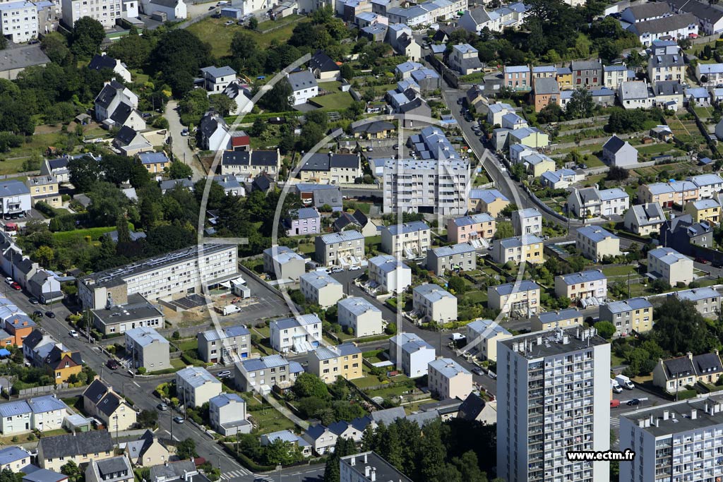 Photo arienne de Brest (Bellevue)