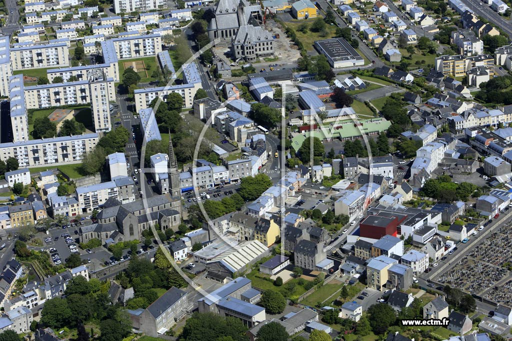 Photo arienne de Brest (Bellevue)