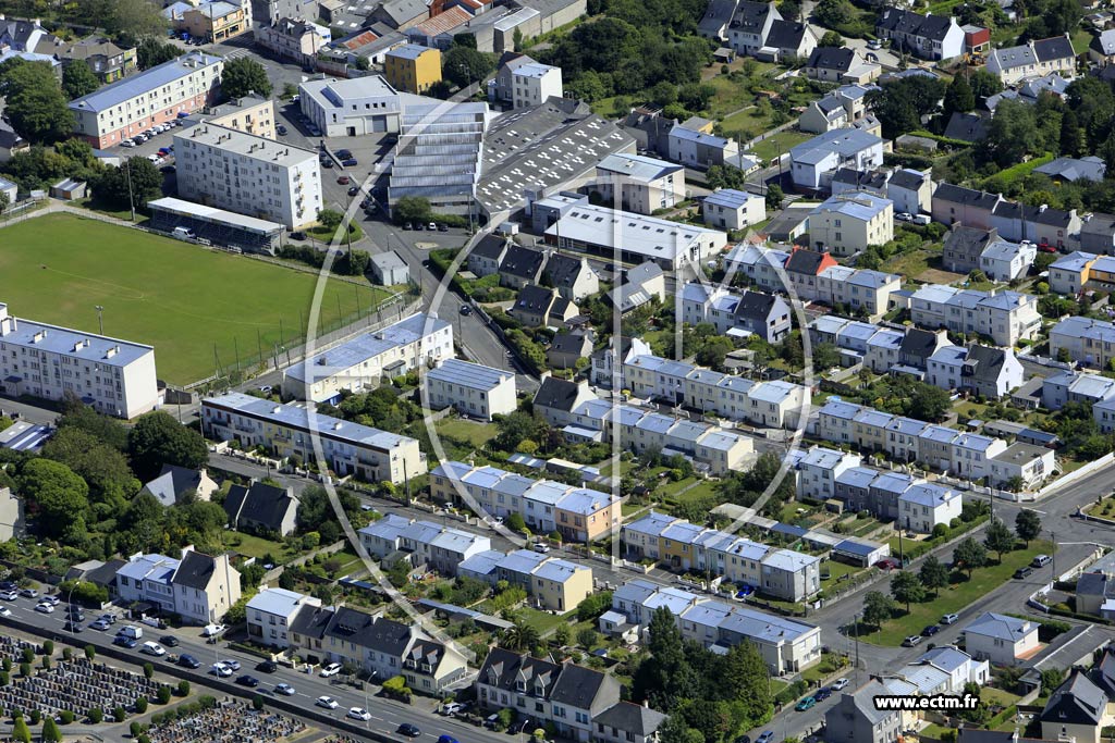 Photo arienne de Brest (Bellevue)