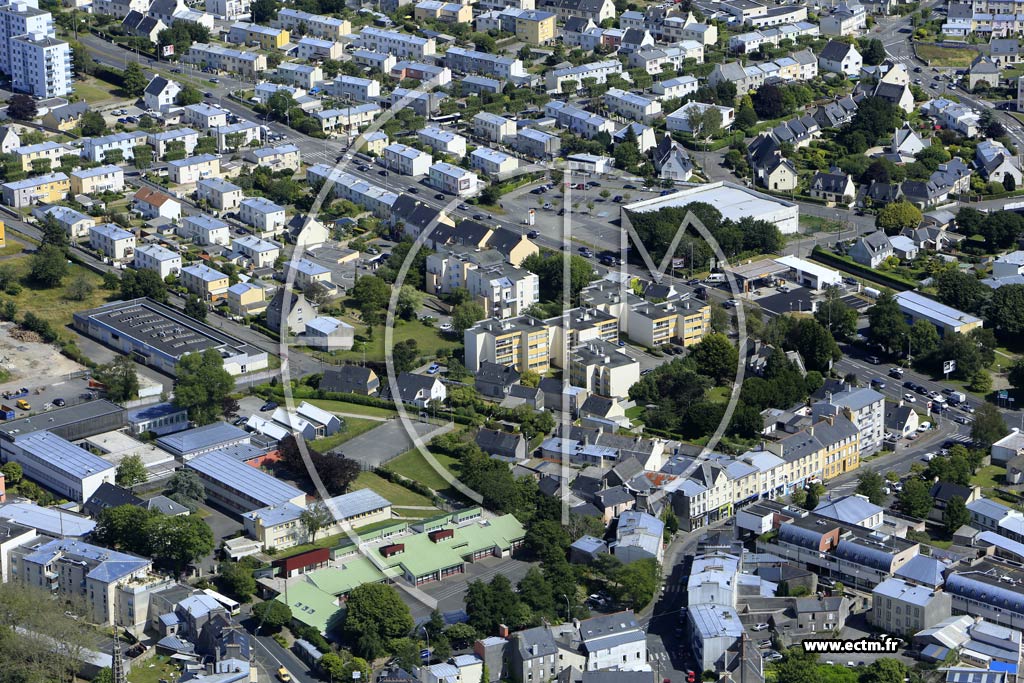 Photo arienne de Brest (Bellevue)