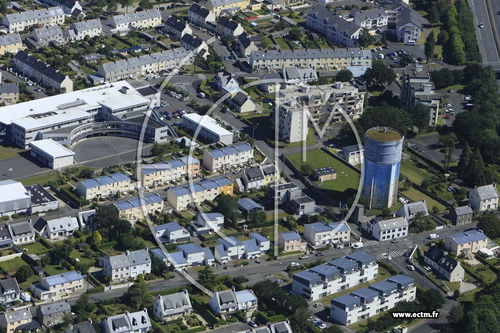 Photo arienne de Brest (Keravloc)