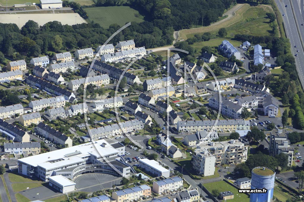 Photo arienne de Brest (Keravloc)