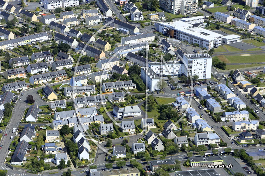 Photo arienne de Brest (Keravloc)