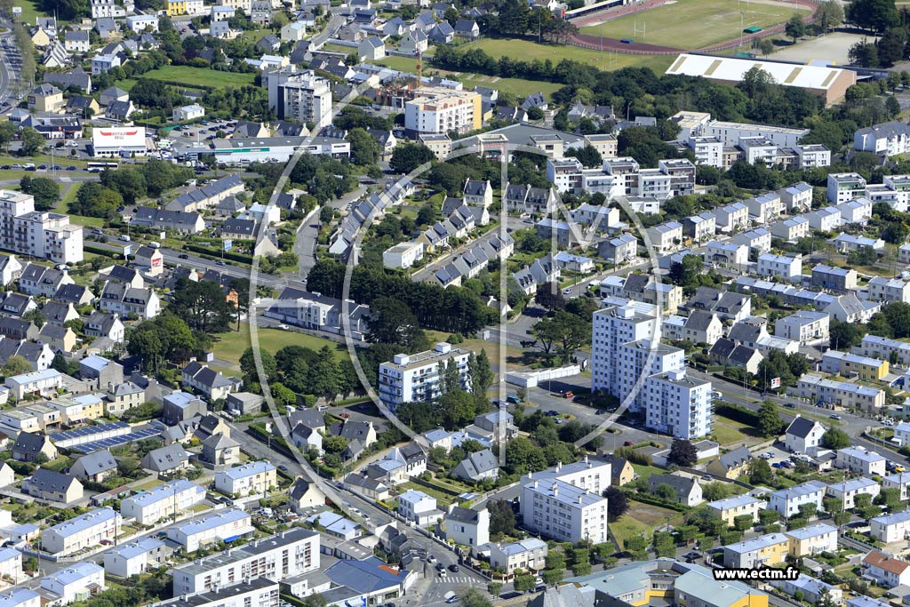 Photo arienne de Brest (Keravloc)