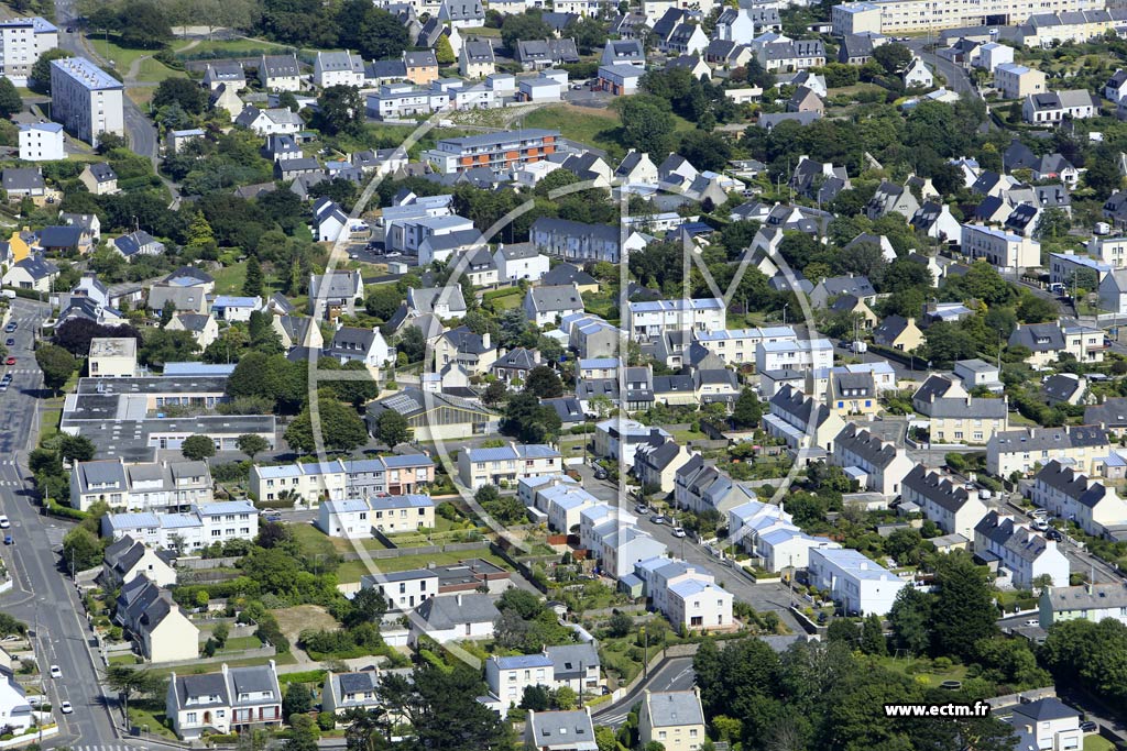 Photo arienne de Brest (Kernabat)