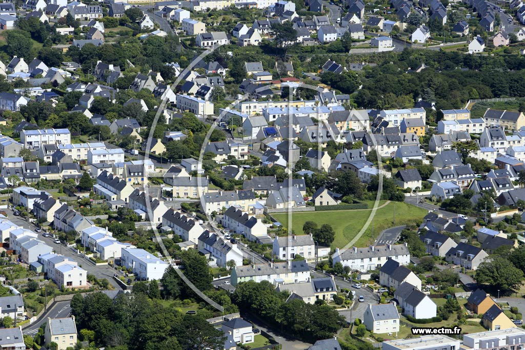 Photo arienne de Brest (Kernabat)