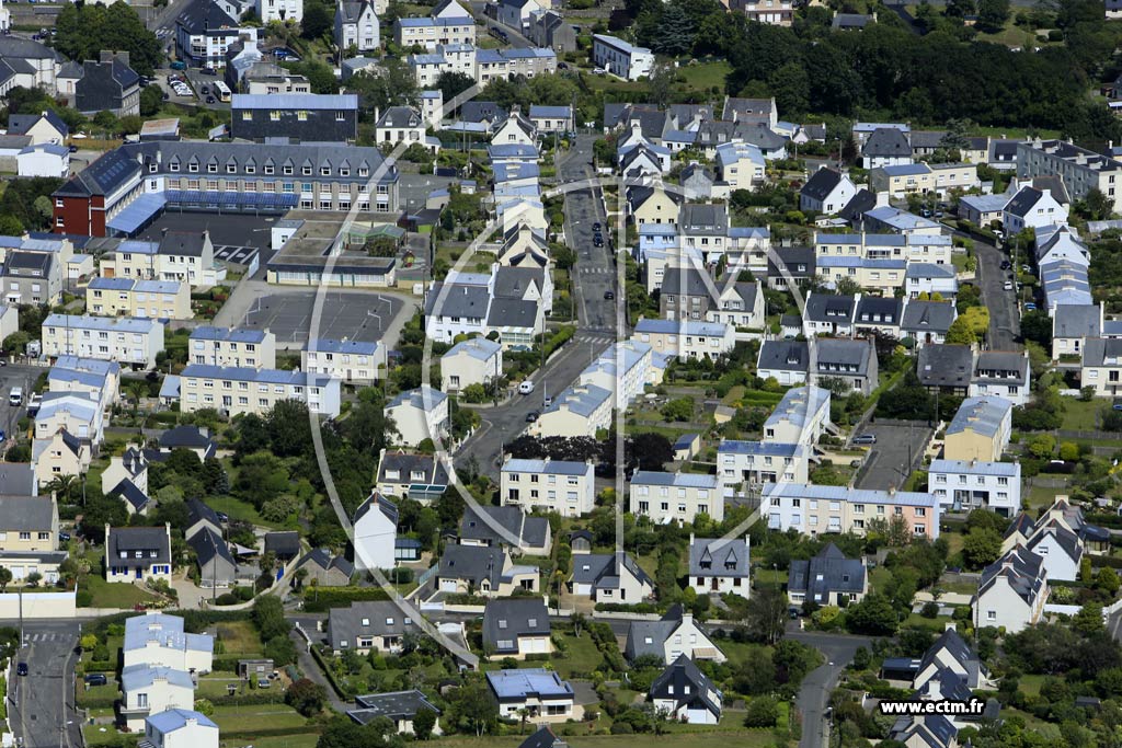 Photo arienne de Brest (Kernabat)