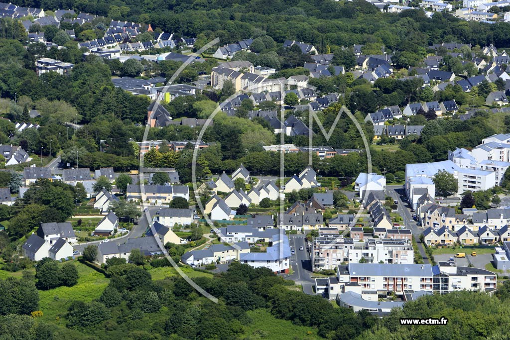 Photo arienne de Brest (le Polygone)