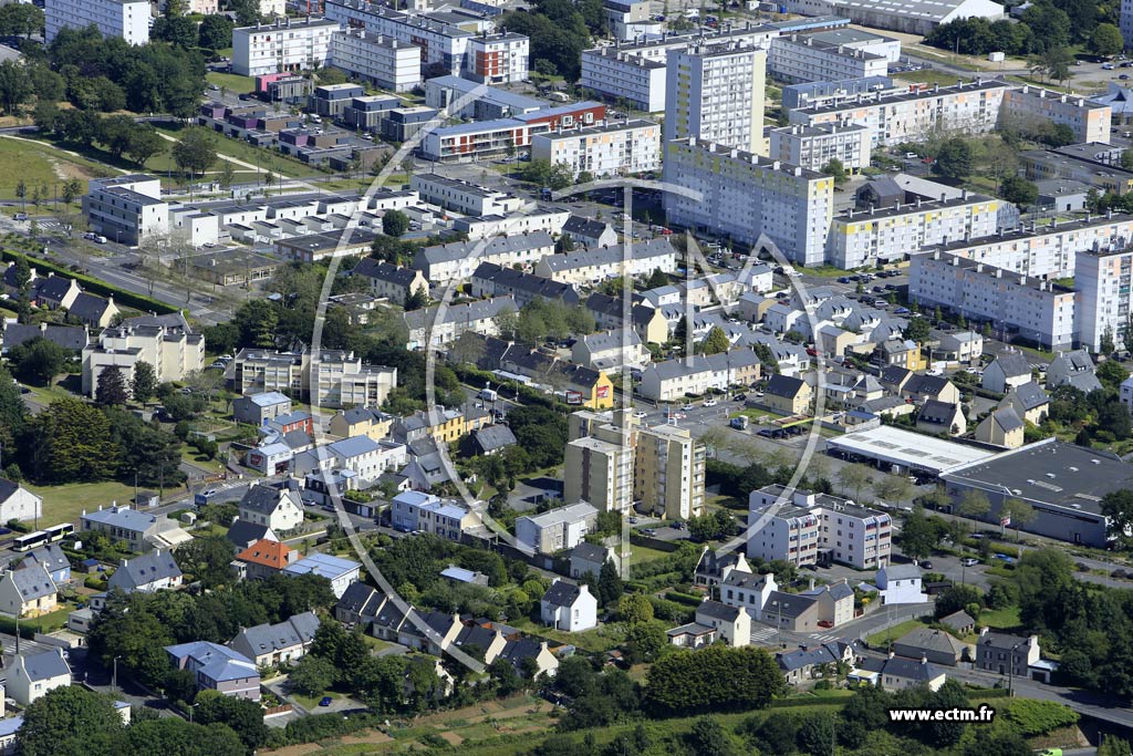 Photo arienne de Brest (Mesmerrien)