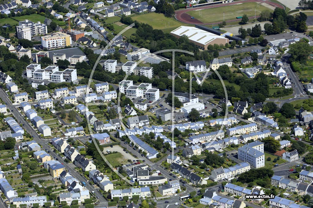 Photo arienne de Brest (Petit Kerzu)