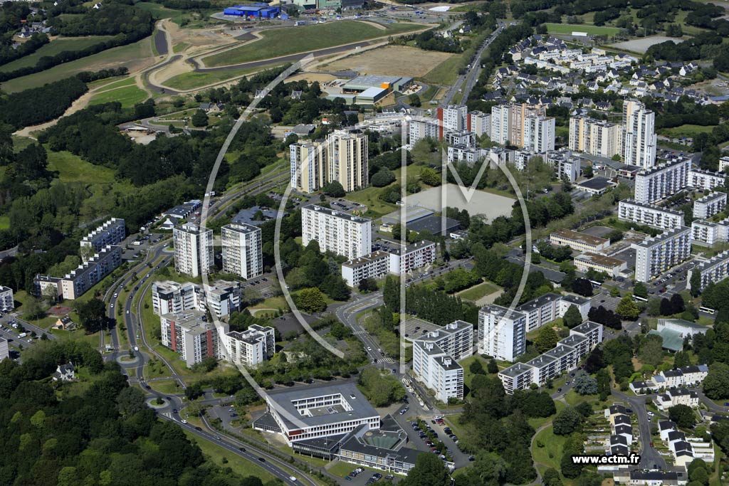Photo arienne de Brest (Quizac)