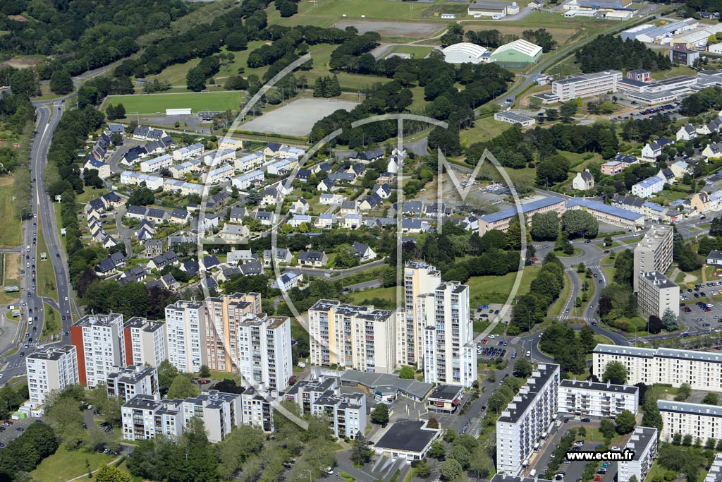 Photo arienne de Brest (Quizac)