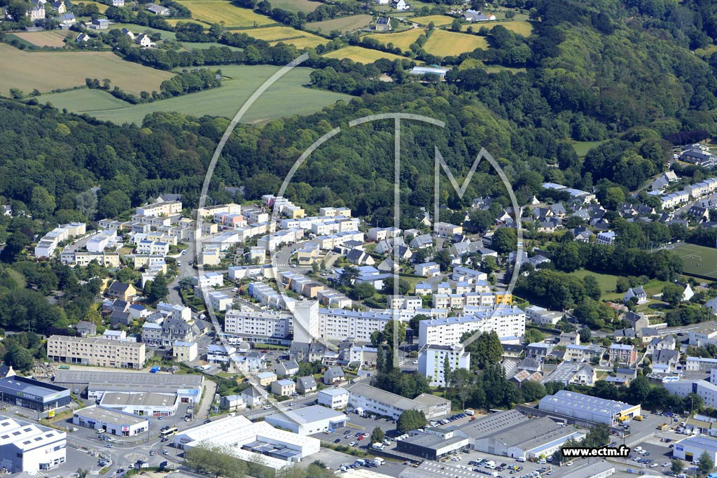 Photo arienne de Brest (Stang Alar)