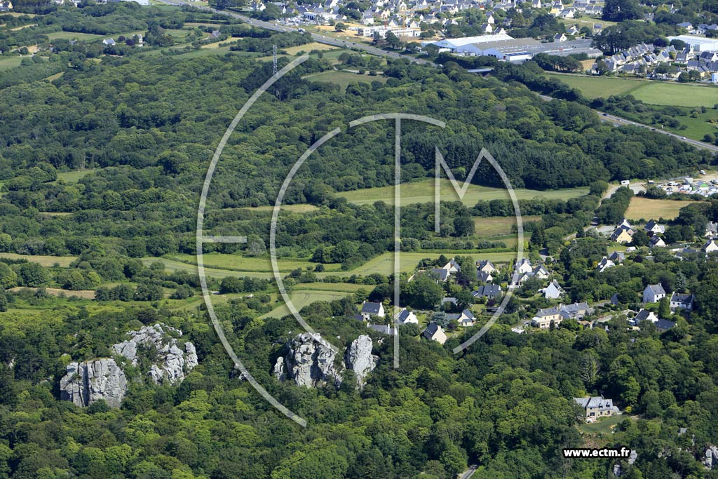Photo arienne de Plougastel-Daoulas (Toull Ar Rohou)