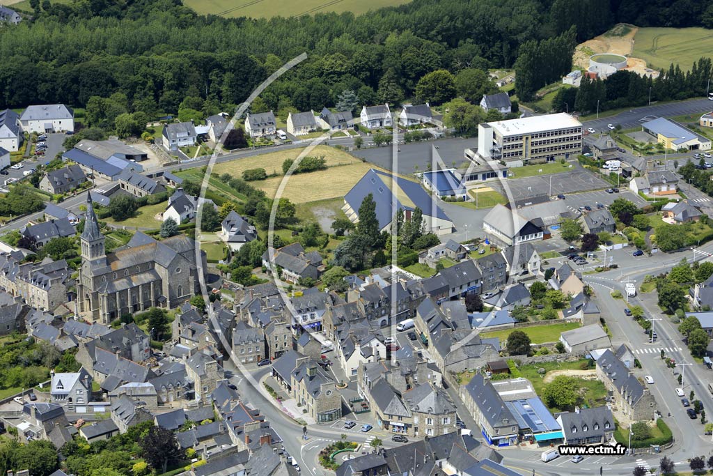 Photo arienne de Matignon