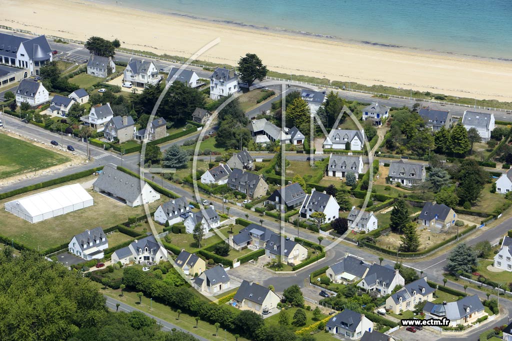 Photo arienne de Saint-Cast-le-Guildo (la Grande Plage)